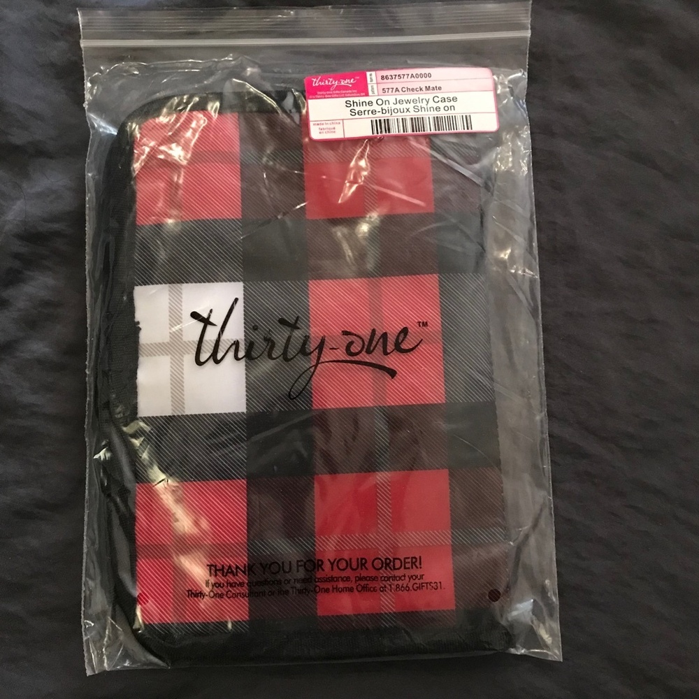 Shine On Jewelry Case - Check Mate Plaid